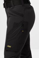 6877 Pantaloni elasticizzati Snickers FlexiWork senza tasche sulle ginocchia per donna
