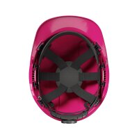 Casque de protection Hellberg Factor, couleur : rose (Hellberg 31405-091)