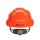 Casque de protection Hellberg Factor, couleur : orange (Hellberg 31406-091)