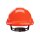Casque de protection Hellberg Factor, couleur : orange (Hellberg 31406-091)