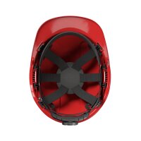 Casque de protection Hellberg Factor, couleur : rouge (Hellberg 31408-091)