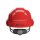 Casque de protection Hellberg Factor, couleur : rouge (Hellberg 31408-091)