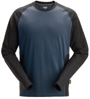 2450 Snickers Zweifarbiges Shirt mit langem Arm