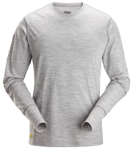 2451 Snickers Langarm-Shirt aus Wolle