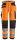 6238 Snickers High-Vis-Arbeitshose mit Holstertaschen Warnschutzklasse 2