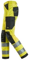 6338 Snickers High-Vis-Arbeitshose Warnschutzklasse 2