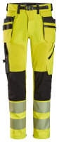 6930 Snickers High-Vis-Arbeitshose mit abnehmbaren...