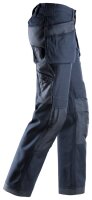 3714 Snickers Damen Bundhose mit Holstertaschen, Canvas+, Loose Fit