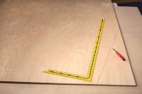 HULTAFORS Zimmermannswinkel TMV mit mm- und Winkelskala...