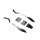 Reflektor Set Schwarz für Profi-Schutzhelm Hellberg Sector (11301-501)