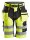 6933 Snickers FlexiWork, High-Vis Shorts+ Holstertaschen Klasse 1