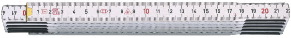 Metro pieghevole HULTAFORS in legno T59-2-10 bianco DU (105154)