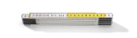 HULTAFORS Folding Ruler, Wood T59-2-10 White/Yellow DU...