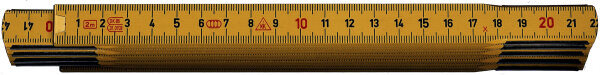 Metro a nastro HULTAFORS in legno T59-2-10 giallo DU (105354)