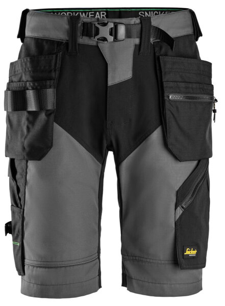 6904 Snickers FlexiWork Work Shorts, with holster pockets, Regular Fit