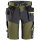 6140 Pantaloncini elasticizzati Snickers FlexiWork Softshell con tasche a fondina, vestibilità regolare