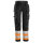 6734 Snickers High-Vis-Damenstretchhose mit Holstertaschen Warnschutzklasse 1, Regular Fit