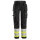 6734 Snickers High-Vis-Damenstretchhose mit Holstertaschen Warnschutzklasse 1, Regular Fit