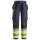 6263 Snickers ProtecWork Arbeitshose mit Holstertaschen High-Vis Klasse 1