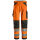 6338 Snickers High-Vis-Arbeitshose Warnschutzklasse 2